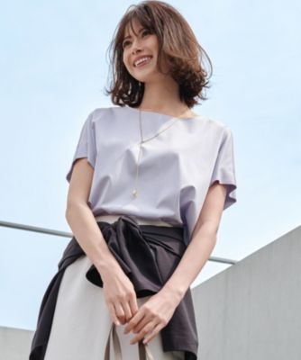 23区(ニジュウサンク)の【汗じみ防止/洗える】スムースデザイン