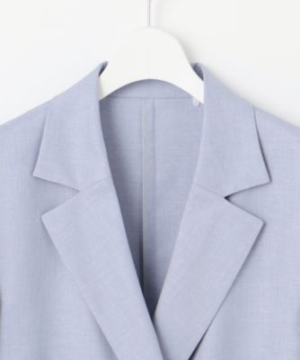 自由区　洗えるハーフスリーブ　ジャケット 自由区｜【洗える】ハーフスリーブ ジャケット | Rakuten