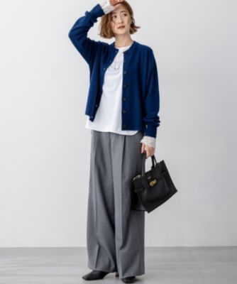 23区(ニジュウサンク)の【見上愛さん着用/STORY掲載】ピュアカシミヤ