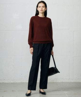 自由区(ジユウク)の【SHIHOさん着用】TRスラブツイルテーパード パンツ