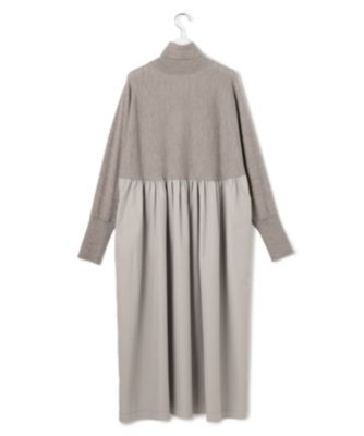 23区 S(ニジュウサンク エス)の【洗える】ギャザーコンビ ニット