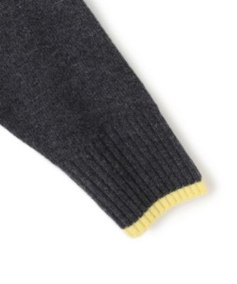 23区 L(ニジュウサンク エル)の【洗える】ウールカシミヤ コンビカラー