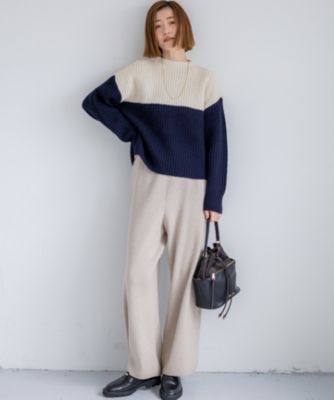 23区 L(ニジュウサンク エル)の【洗える】ウールカシミヤ カラー