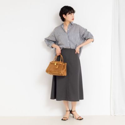 新品！　ノーリーズソフィー　シアーローンフレアスカート　サックス　34サイズ ⭐︎ノーリーズ⭐︎24SS⭐︎シアーローンフレアスカート ブルー
