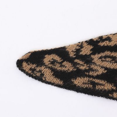 NOLLEY'S(ノーリーズ)のトライアングルレオパード柄ストール通販