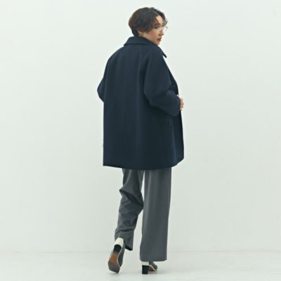 NOLLEY'S sophi(ノーリーズソフィー)のステンカラー2WAYハーフコート