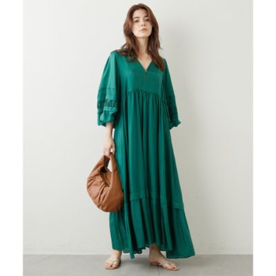 whim gazette タックボリュームワンピース Whim Gazette(ウィム ガゼット)の【Col Pierrot】タックボリューム