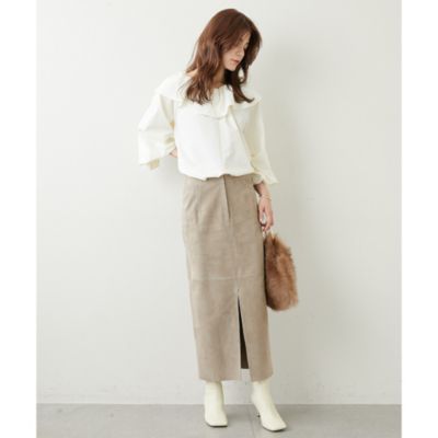 Whim Gazette 【2.718】ワイドスクエアブーツ美品 Whim Gazette(ウィム ガゼット)の【2.718】ワイドスクエアブーツ