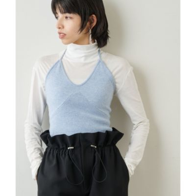 Whim Gazette(ウィム ガゼット)の【extreme cashmere】カシミヤニットキャミ通販 | 集英社HAPPY PLUS STORE