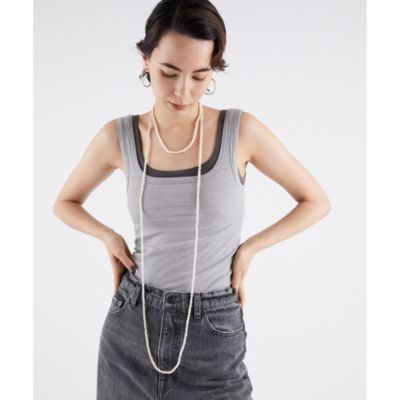 Whim Gazette！カップ付きタンクトップ！白！未使用品 美品】ウィムガゼット カップ付きRIBタンクトップ - メルカリ