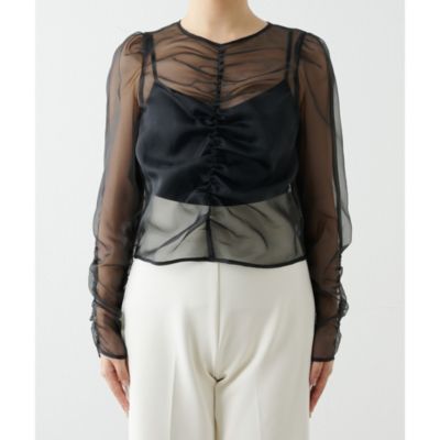 Whim Gazette(ウィム ガゼット)の【THE PAUSE】オーガンジーギャザー