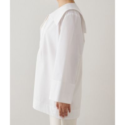 美品 THE PAUSE ザポーズ ウィムガゼット スクエアビッグカラーブラウス THE PAUSE】スクエアビッグカラーブラウス | Whim Gazette