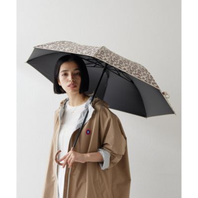 Whim Gazette(ウィム ガゼット)の【晴雨兼用】レオパード楽折り