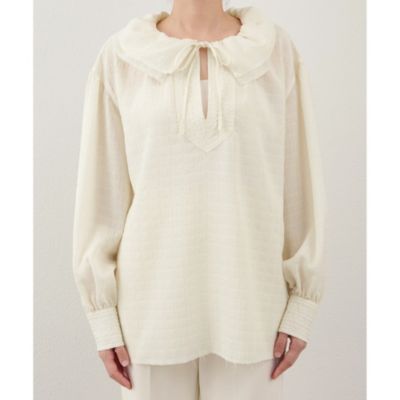 WhimGazette THE PAUSE ラッフルレースフリルブラウス 【THE PAUSE