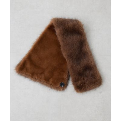 Whim Gazette(ウィム ガゼット)の【THROW】Eco Fur Shawl通販 | 集英社