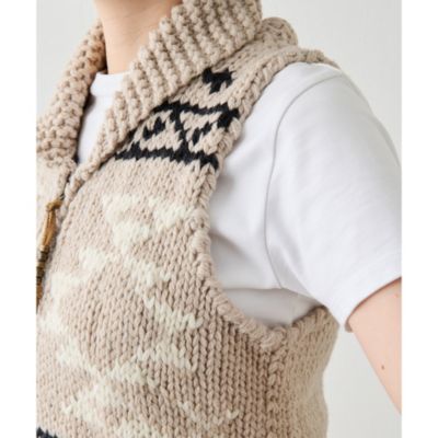 Whim Gazette(ウィム ガゼット)の【BSBEE】カウチンZIP ベスト通販