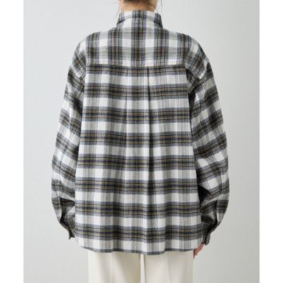 新品タグ付きウィムガゼット　チェックシャツ　グレー 新品タグ付きウィムガゼット チェックシャツ グレー - メルカリ