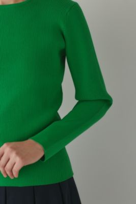 human woman / ヒューマンウーマン ◆コンパクトリブニットトップス human woman(ヒューマン ウーマン)の◇コンパクトリブニット