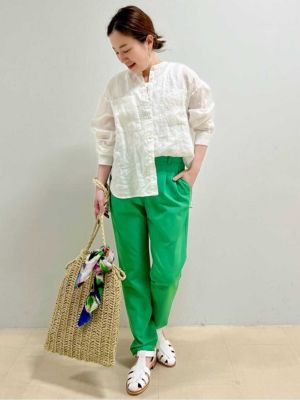美品 human woman 2wayスリムテーパードパンツ human woman パンツ 「4サイズ展開」2WAYスリムテーパードパンツ