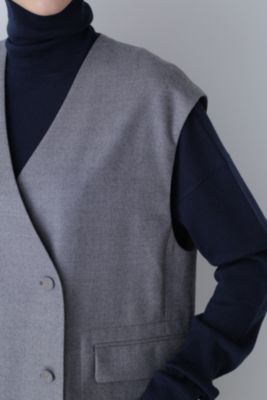 human woman(ヒューマン ウーマン)の◇ライトフラノウォッシャブルジレ