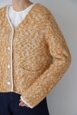 ヒューマンウーマン（HUMAN WOMAN）/◆フェザーミックスニットカーディガン human woman(ヒューマン ウーマン)の◇フェザーミックスニット