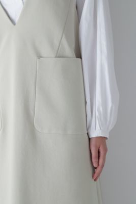 【美品】HUMANWOMAN ストレッチポンチジャンパースカート human woman(ヒューマン ウーマン)の◇ストレッチポンチ