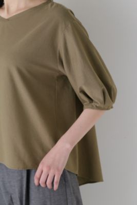 human woman(ヒューマン ウーマン)の◇フハクドッキングVネックプル