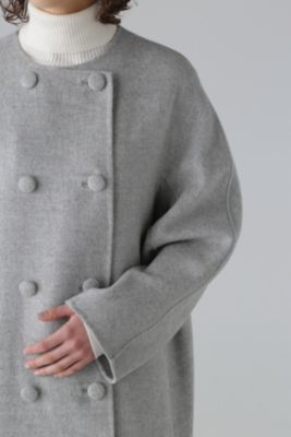 アドーア ADORE ピュアカシミヤ ノーカラージャケット 新品 定価13万 ピュアカシミヤノーカラーコート（5314252905） | ADORE