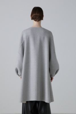 極美品✨️24AW　アドーア　2TONEリバーノーカラーコート　リバーシブル 極美品✨️24AW アドーア 2TONEリバーノーカラーコート リバーシブル
