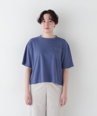 human woman / ヒューマンウーマン ◆ラフィ天竺製品染めＴシャツ human woman(ヒューマン ウーマン)の◇ラフィ天竺製品染めT