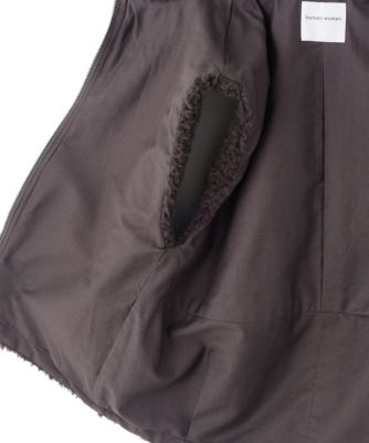 human woman(ヒューマン ウーマン)の◇フェイクボアコクーンジレ通販