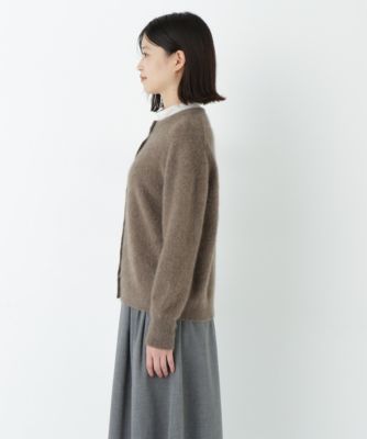 human woman(ヒューマン ウーマン)のヤクへアリーカーディガン通販