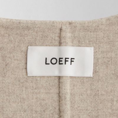 LOEFF(ロエフ)の＜LOEFF＞リバー ラウンド ノーカラージャケット通販