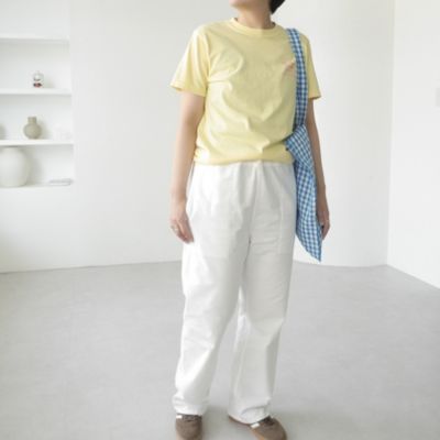 【fuwafuwa★ 】-M-mediumコットンネルパンツ ホワイト M-［medium］コットンネルパンツ Nell / ホワイト | days