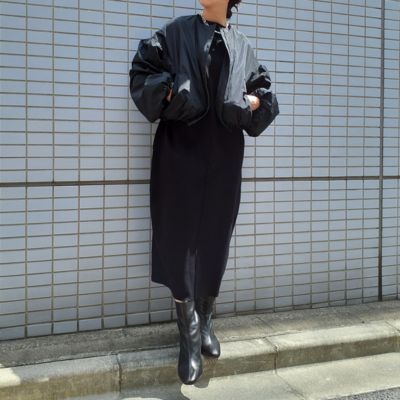 E by eclat(イーバイエクラ)のメモリータフタノーカラーブルゾン