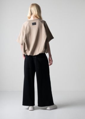 60 LILLYANA PUFFY SHORT SLEEVE TOP / AEGEAN ORGANIC TERRY