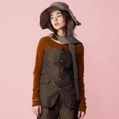 【未使用/値下げ】uhr サンハット　ブラック Uhr(ウーア)のSun Hat 25SS通販 | 集英社HAPPY PLUS STORE