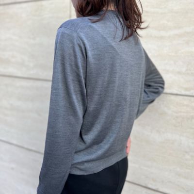 Scye(サイ)のSilk Knit Crew Neck Cardigan通販 | LEEマルシェ