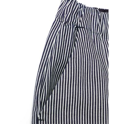 mizuiro ind(ミズイロインド)のヒッコリーワイドテーパードパンツ通販