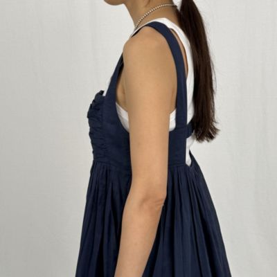 ne Quittez pas(ヌキテパ)の【別注】COTTON ORGANZA SLEEVELESS DRESS