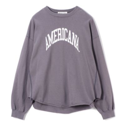 【新品】完売レア⭐︎Americana アメリカーナ別注　プルオーバー　グレー Americana(アメリカーナ)のUSED加工 L／S T通販 | 集英社HAPPY PLUS STORE