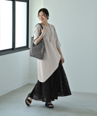 STYLE DELI(スタイルデリ)の【Kana Oyama×BLK001】アシメトップス