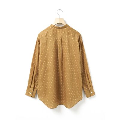 MidiUmi(ミディウミ)のドット柄バンドカラーシャツ通販 | 集英社HAPPY