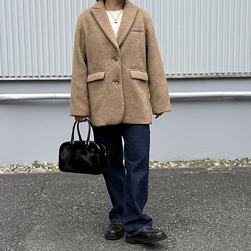 スタッフ身長164cm キャメル/F