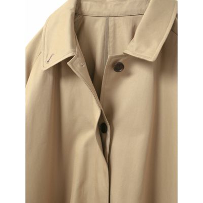 【美品】ミズイロインド ステンカラー スプリングコート ステンカラー コート/ mizuiro ind