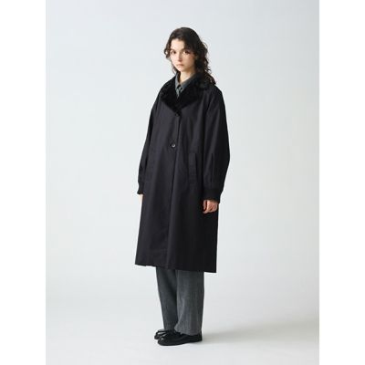 mizuiro ind バックボアコート　人気　ミズイロインド mizuiro ind(ミズイロインド)のバックボアコート通販 | 集英社HAPPY