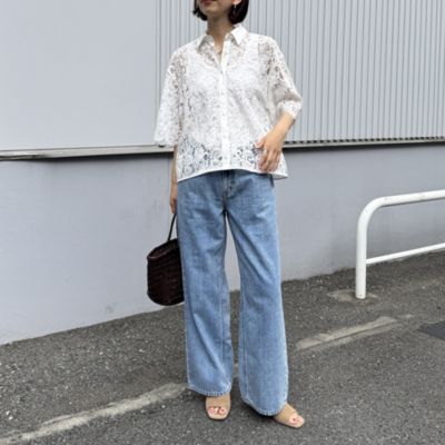 40代のための「新作レースシャツ」夏のきれいめ6コーデ【アパレル出身Kの着回し術「大人はこれ、どう着る？」#20】