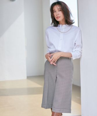 23区 40号 【CLASSY.1月号掲載】CANCLINI バンドカラーシャツ 23区 L(ニジュウサンク エル)の【CLASSY.1月号掲載】CANCLINI