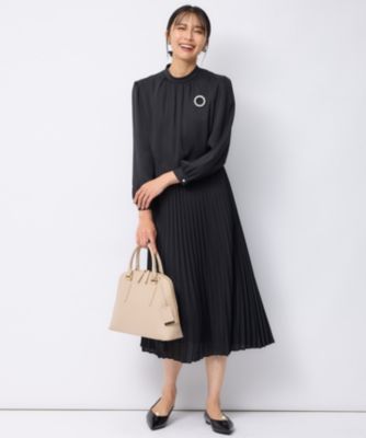 23区 【洗える】クリスタルアムンゼン ワンピース　48 23区(ニジュウサンク)の【洗える】クリスタルアムンゼン