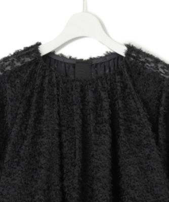 新品未使用23区 洗えるへアリ―カットジャカード ブラウス 23区 L(ニジュウサンク エル)の【洗える】へアリ―カットジャ